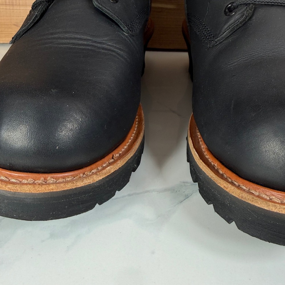 Red Wing Logger Boots Black Waterproof Steel Toe 400g Thinsulate 4416 Mens 9 E2 - Picture 13 of 16